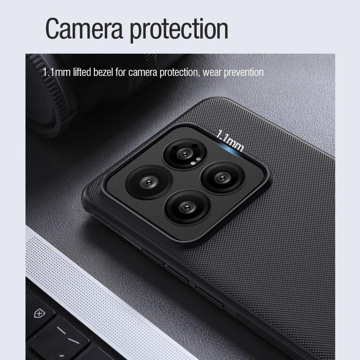 Nillkin Super Frosted Shield Pro Magnetic Case til Xiaomi 14 Pro - sort