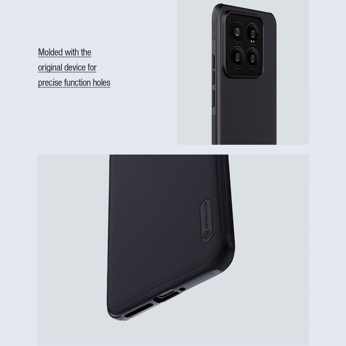 Nillkin Super Frosted Shield Pro Magnetic Case til Xiaomi 14 Pro - sort
