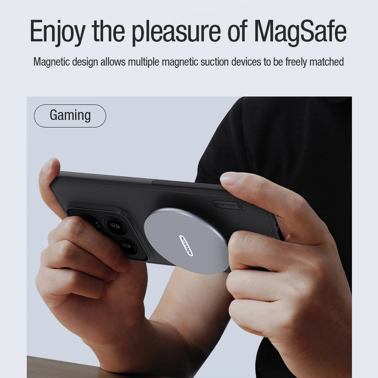 Nillkin Super Frosted Shield Pro Magnetic Case til Xiaomi 14 Pro - sort