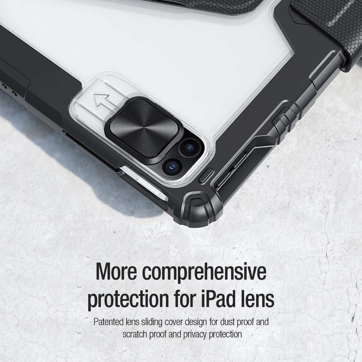 Nillkin Bumper SnapSafe case til iPad Pro 12.9 2020/2021/2022 - blå
