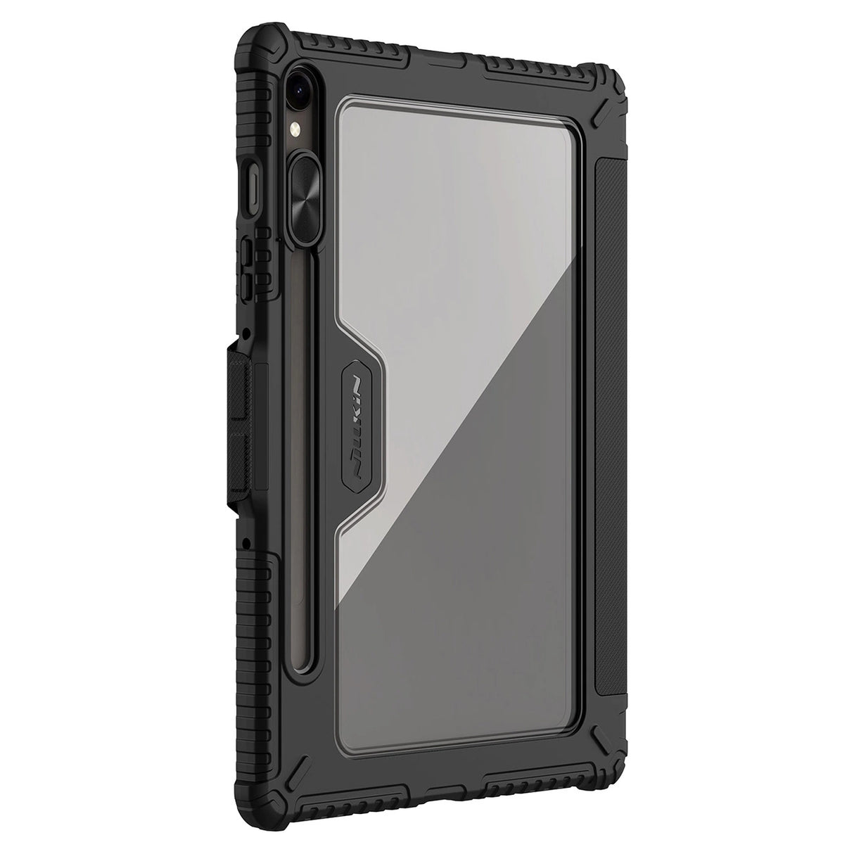 Nillkin Bumper Leather Case Pro-kasse til Samsung Galaxy Tab S9 - sort
