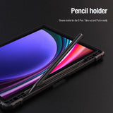 Nillkin Bumper Leather Case Pro-kasse til Samsung Galaxy Tab S9 - sort