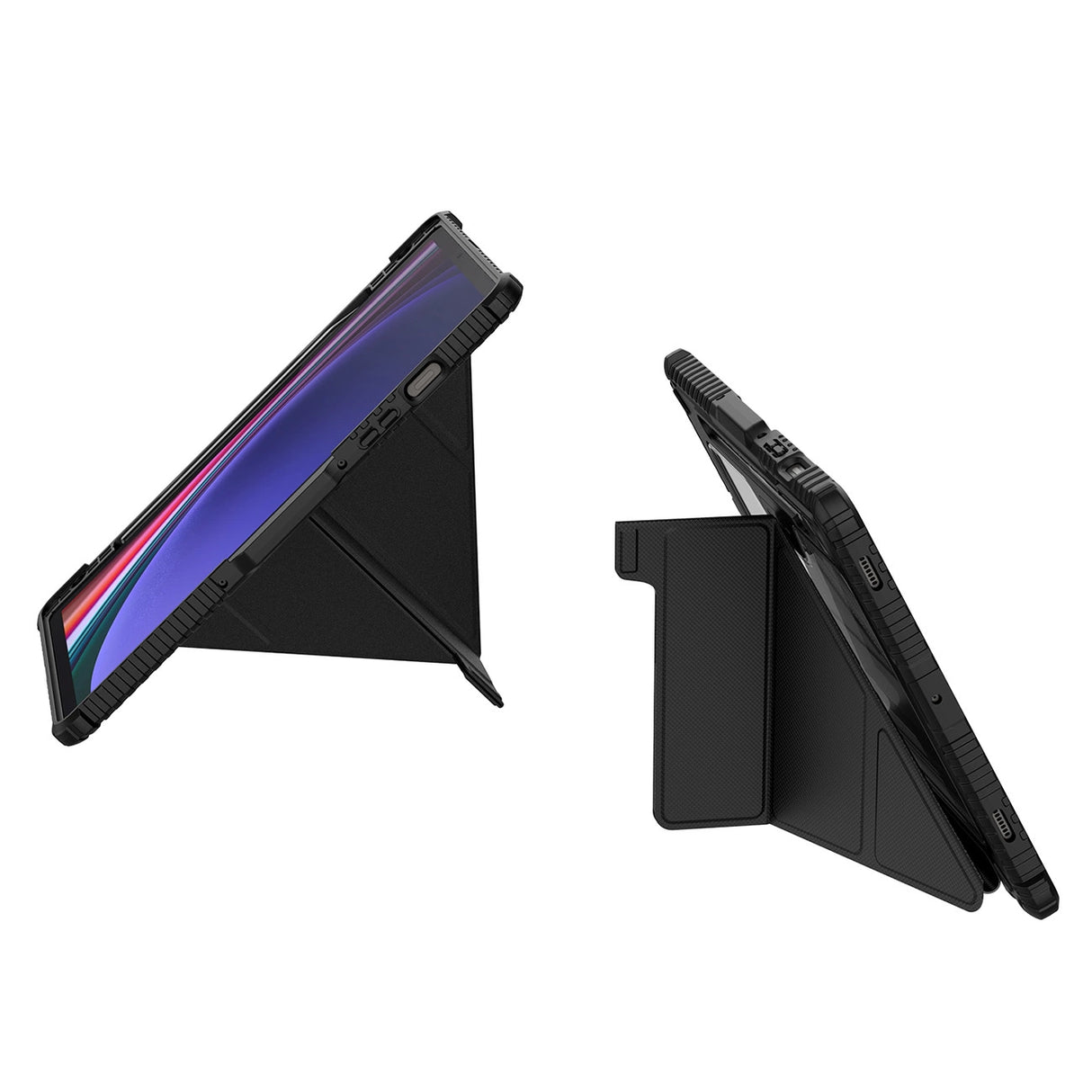 Nillkin Bumper Leather Case Pro-kasse til Samsung Galaxy Tab S9 - sort