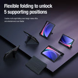 Nillkin Bumper Leather Case Pro-kasse til Samsung Galaxy Tab S9 - sort
