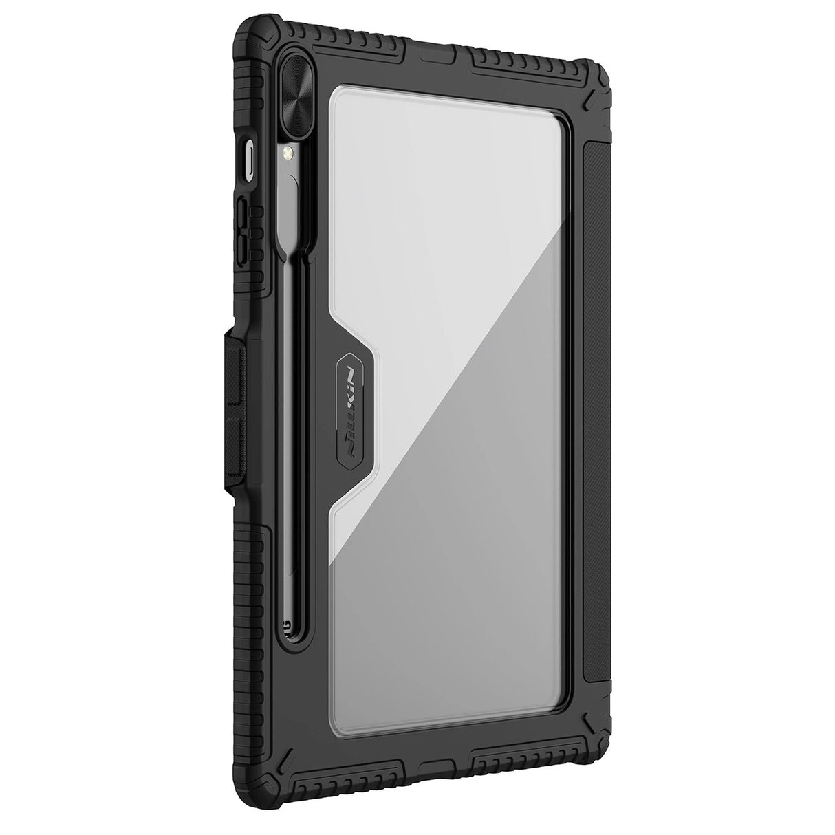 Nillkin Bumper Leather Case Pro-kasse til Samsung Galaxy Tab S9+ - sort