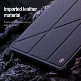 Nillkin Bumper Leather Case Pro-kasse til Samsung Galaxy Tab S9 Ultra - sort