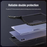 Nillkin Bumper Leather Case Pro-kasse til Samsung Galaxy Tab S9 Ultra - sort