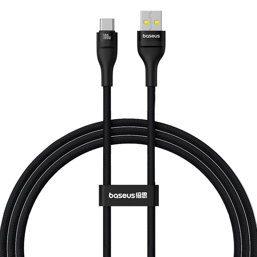 Baseus Flash 2 USB-A / USB-C Cable 100W 1 m - Black