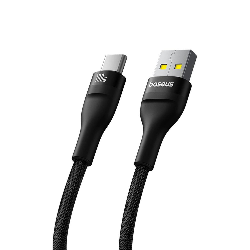 Baseus Flash 2 USB-A / USB-C Cable 100W 1 m - Black