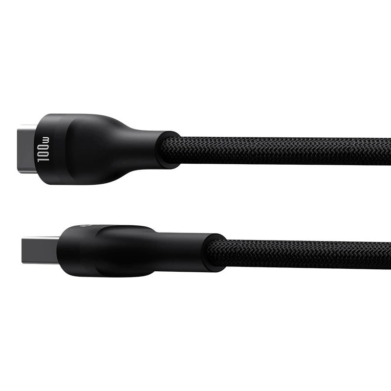 Baseus Flash 2 USB-A / USB-C kabel 100W 1 m - sort