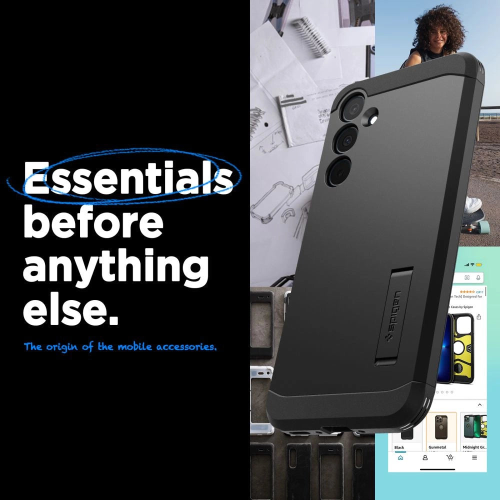 Spigen Tough Armor Case til Samsung Galaxy A35 5G - sort