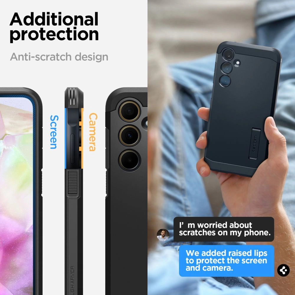 Spigen Tough Armor Case til Samsung Galaxy A35 5G - sort