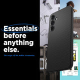 Spigen Liquid Air Case til Samsung Galaxy A55 5G - Matte Black