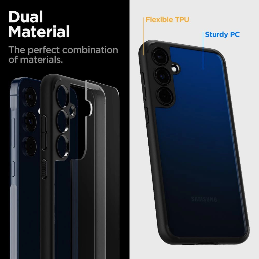 Spigen Ultra Hybrid Case til Samsung Galaxy A55 5G - Matte Black