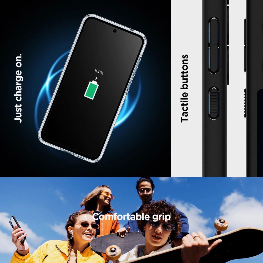 Spigen Ultra Hybrid Case til Samsung Galaxy A55 5G - Matte Black