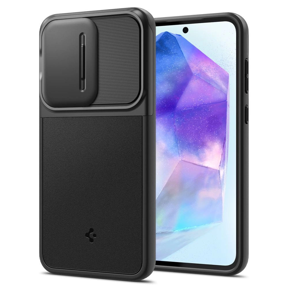 Spigen Optik Armor Case til Samsung Galaxy A55 5G - sort
