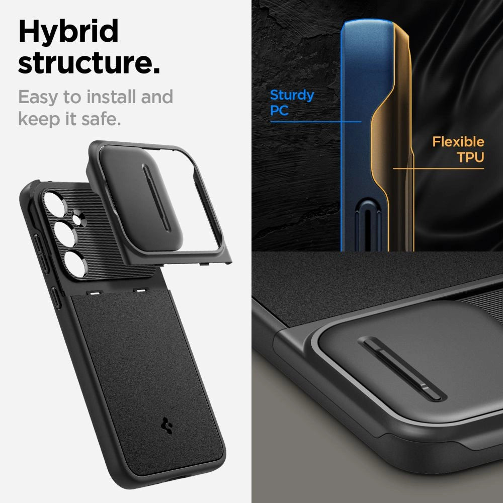 Spigen Optik Armor Case til Samsung Galaxy A55 5G - sort