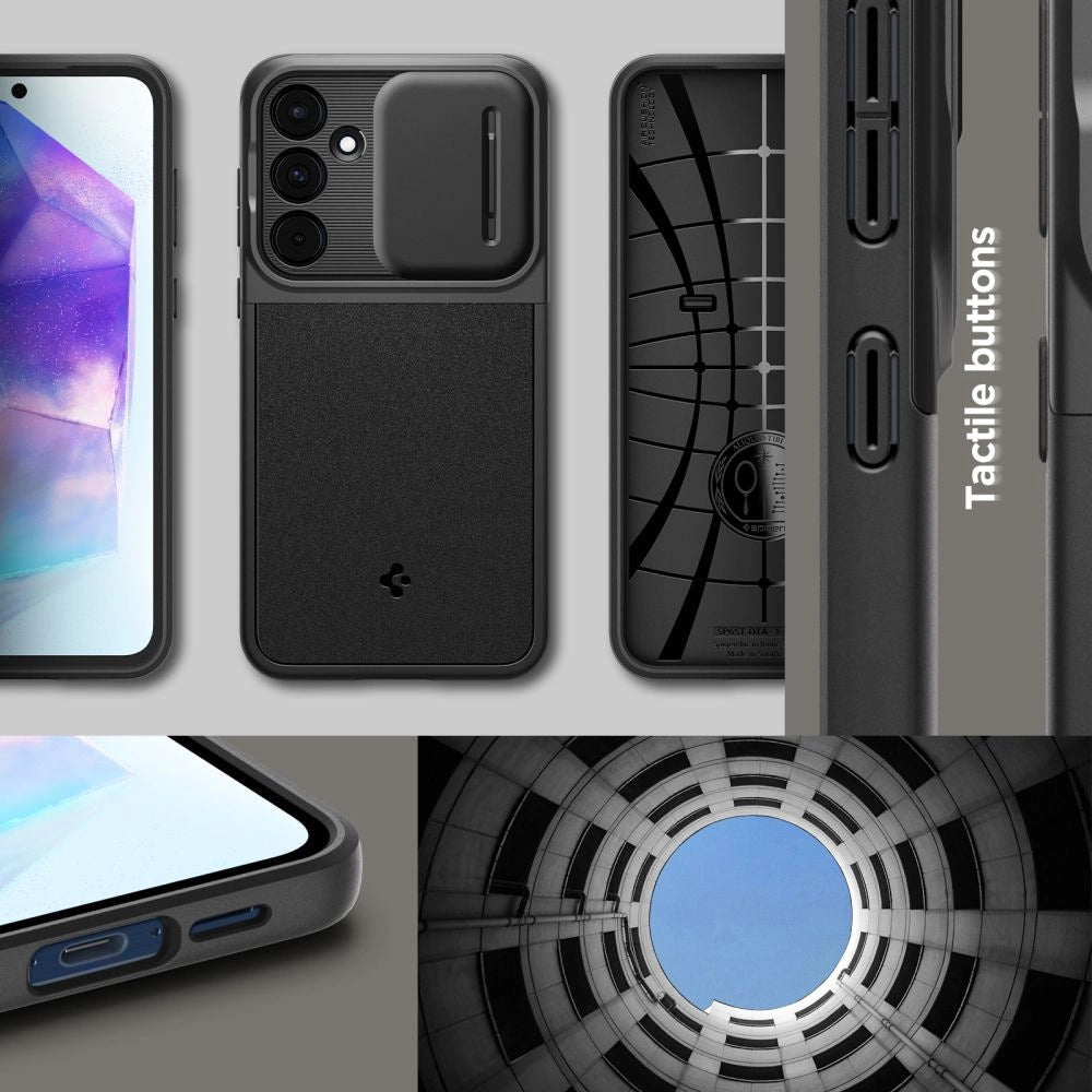 Spigen Optik Armor Case til Samsung Galaxy A55 5G - sort