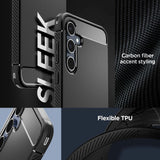 Spigen Rugged Armor Case til Samsung Galaxy A55 5G - Matte Black