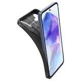 Spigen Rugged Armor Case til Samsung Galaxy A55 5G - Matte Black