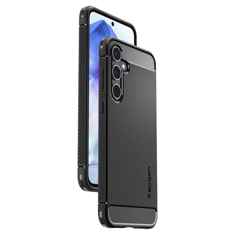 Spigen Rugged Armor Case til Samsung Galaxy A55 5G - Matte Black