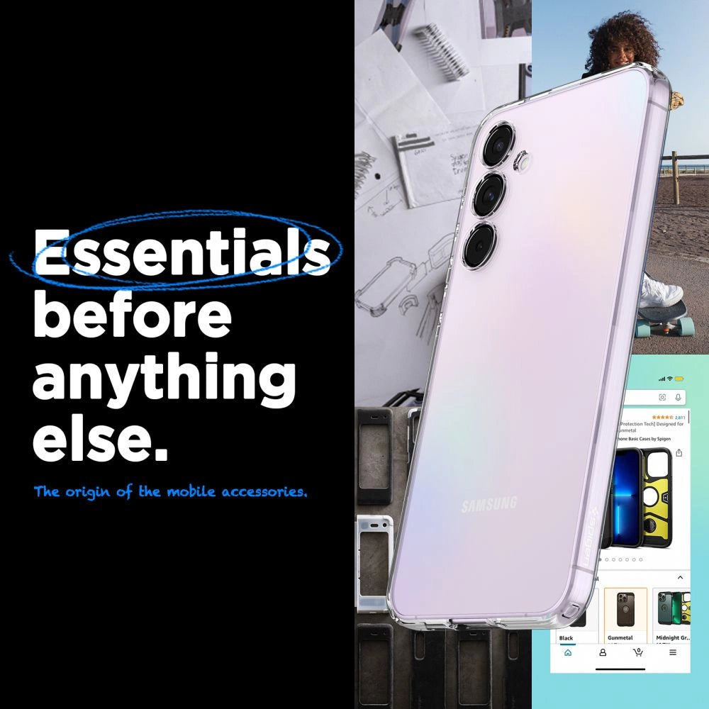 Spigen Liquid Crystal Case til Samsung Galaxy A55 5G - Gennemsigtig