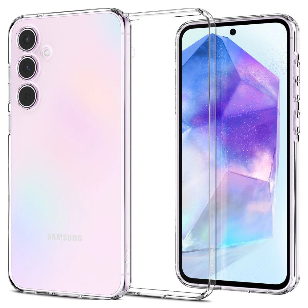 Spigen Liquid Crystal Case til Samsung Galaxy A55 5G - Gennemsigtig
