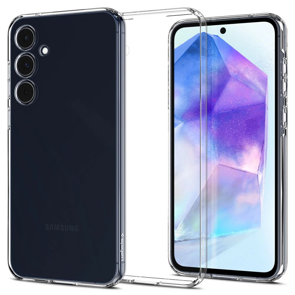 Spigen Liquid Crystal Case til Samsung Galaxy A55 5G - Gennemsigtig