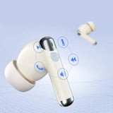 Tronsmart Soundi R4 trådløs Bluetooth 5.3 ENC hovedtelefoner - hvid