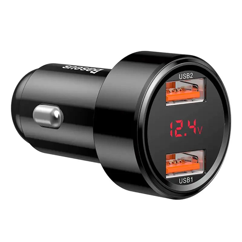 Ładowarka samochodowa Baseus Magic 2x USB QC 3.0 45W (czarna)