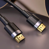 Baseus Cafule HDMI / HDMI 2.0 4K 60 Hz 3D 18 Gbps kabel - sort