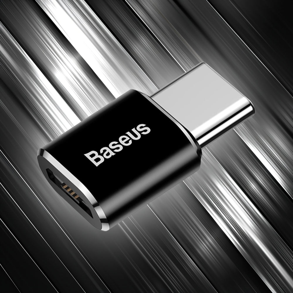 Baseus Mini Adapter from Micro USB to USB-C - Black