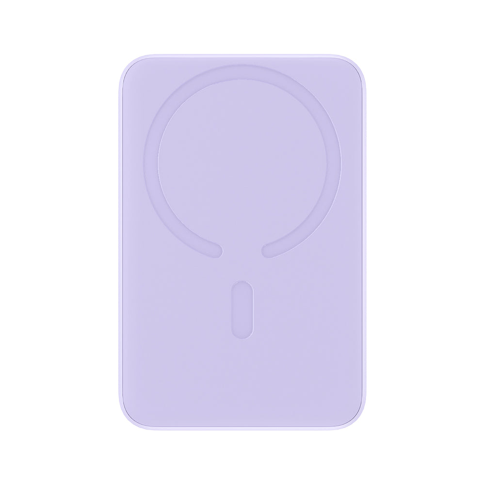 Baseus Magnetic Mini Inductive Powerbank 10000mAh 20W - Purple + USB-C - USB-C Cable