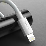Baseus Simple Wisdom Lightning / USB-C Cable 20W 1.5 m 2 pcs - White