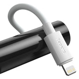 Baseus Simple Wisdom Lightning / USB-C Cable 20W 1.5 m 2 pcs - White
