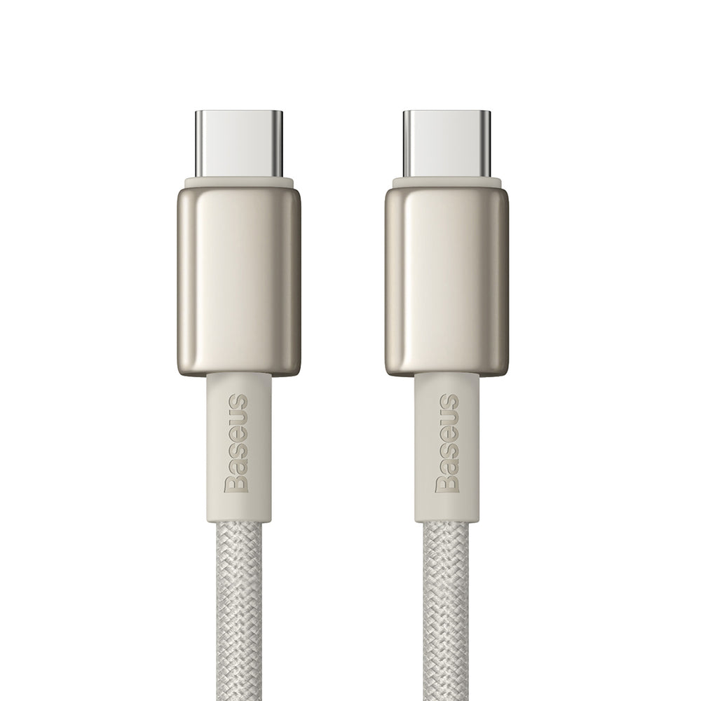 Baseus Tungsten Gold USB-C / USB-C 100W 2m kabel - guld