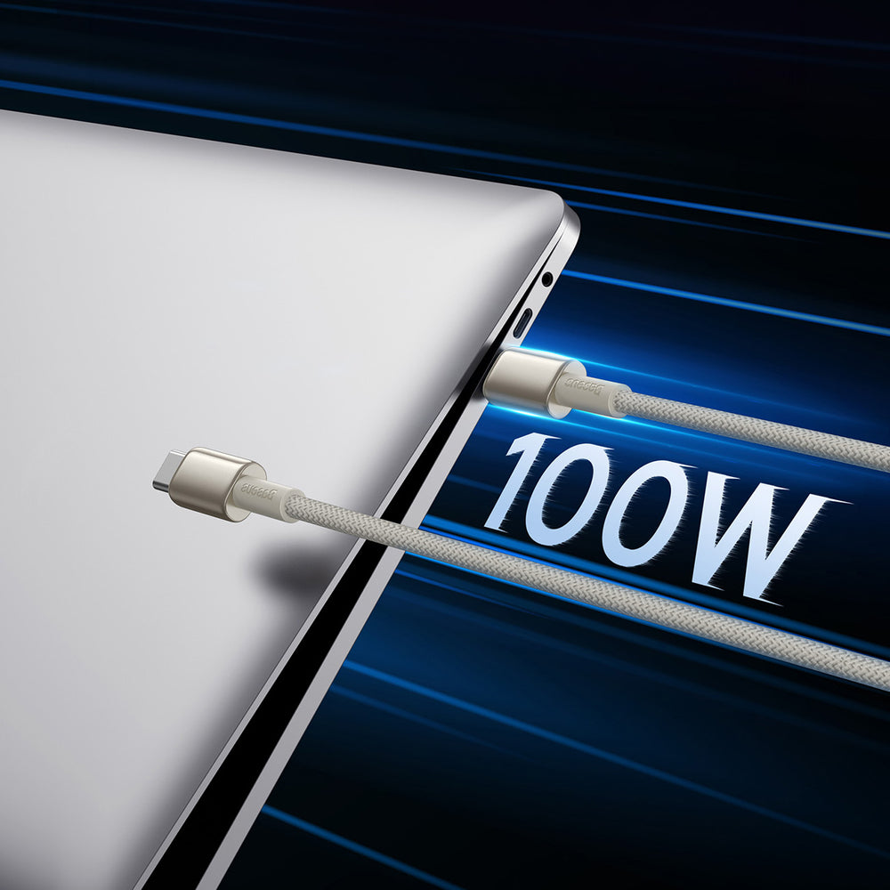 Baseus Tungsten Gold USB-C / USB-C 100W 2m kabel - guld