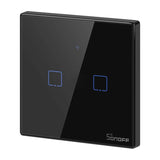Berøringslysswitch WiFi + RF 433 Sonoff T3 EU TX (2-kanal)