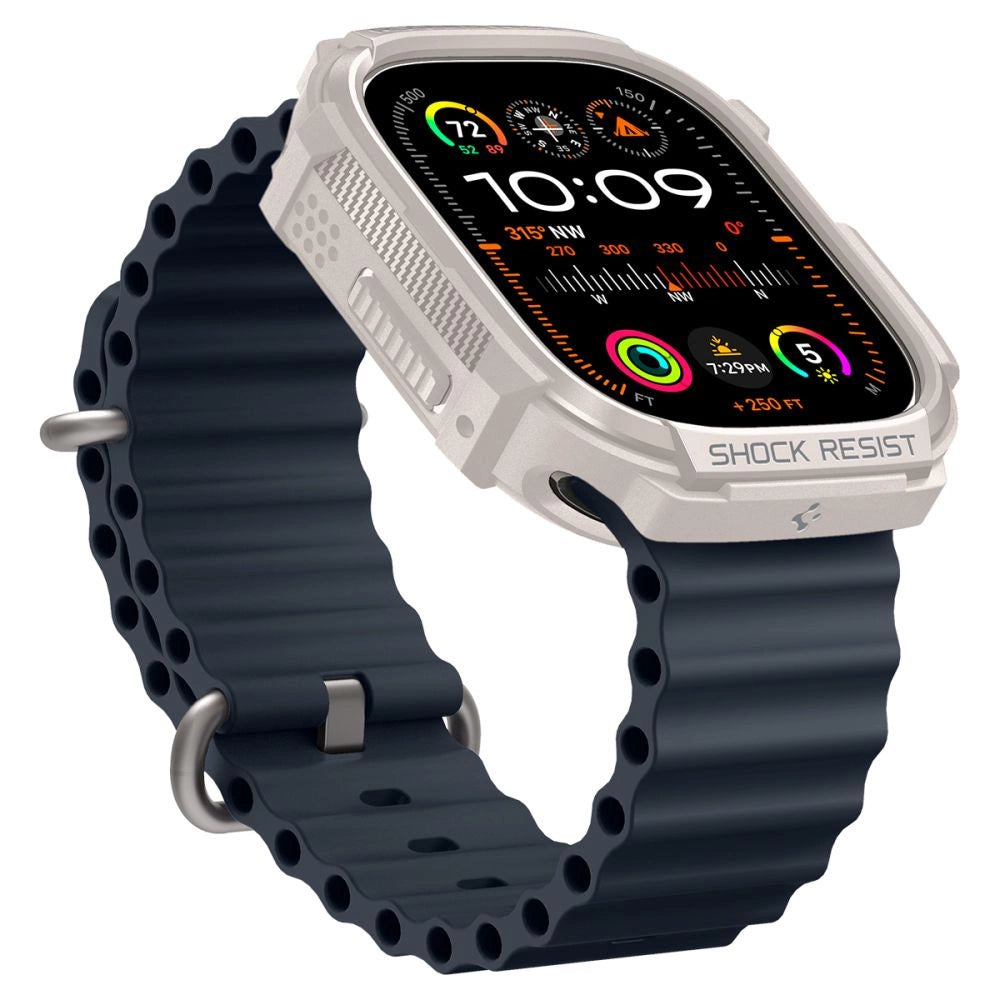 Spigen Rugged Armor Case til Apple Watch Ultra 1 / 2 (49mm) - Beige