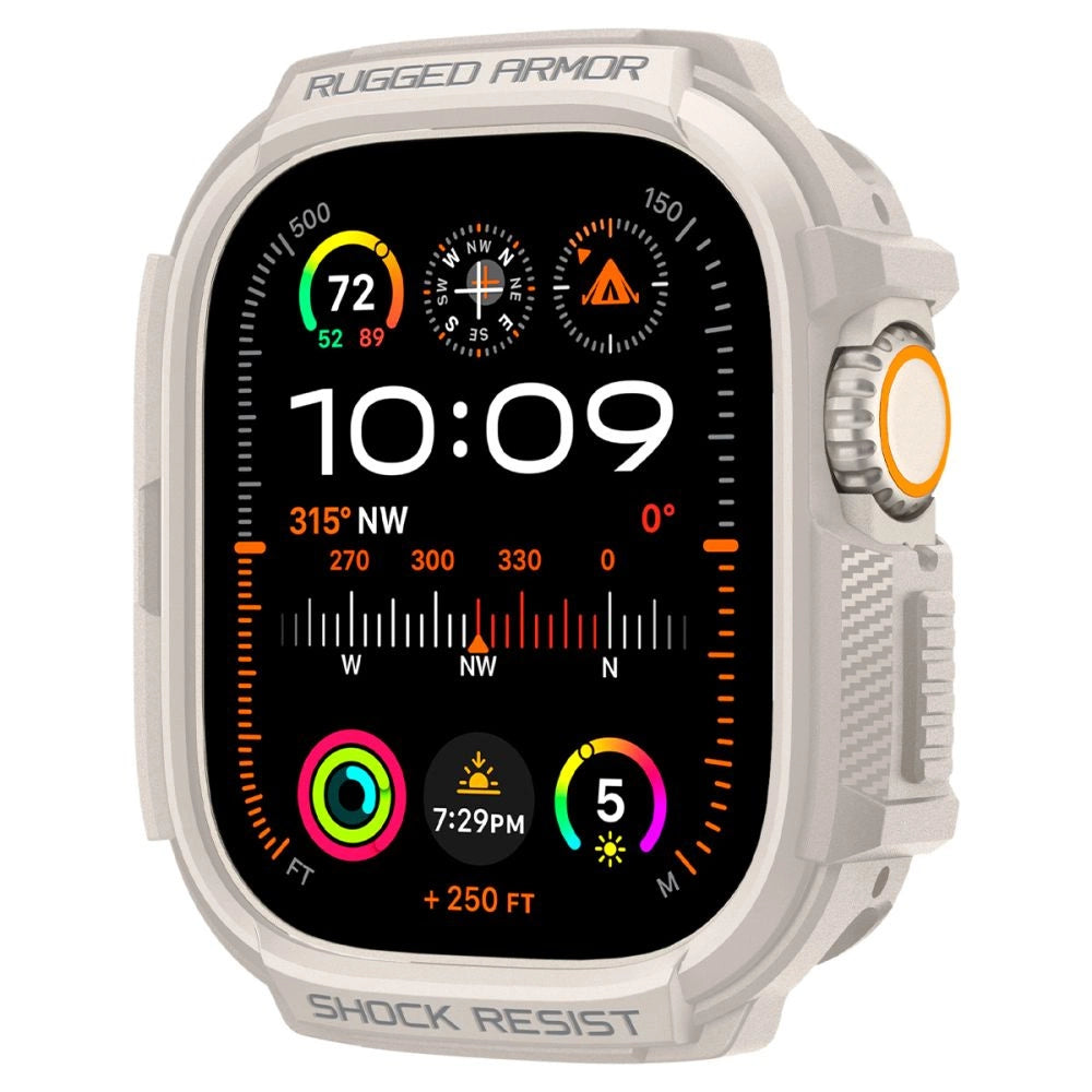 Spigen Rugged Armor Case til Apple Watch Ultra 1 / 2 (49mm) - Beige