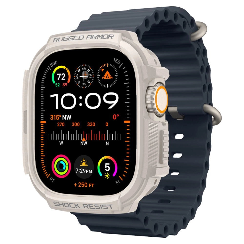 Spigen Rugged Armor Case til Apple Watch Ultra 1 / 2 (49mm) - Beige