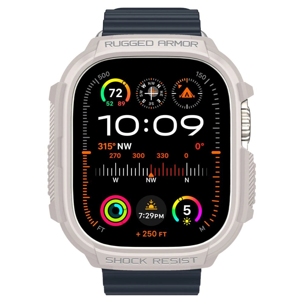 Spigen Rugged Armor Case til Apple Watch Ultra 1 / 2 (49mm) - Beige