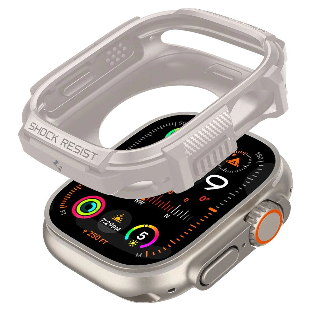 Spigen Rugged Armor Case til Apple Watch Ultra 1 / 2 (49mm) - Beige