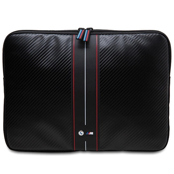 BMW Carbon & Red Stripe hylster til en 14" bærbar computer - sort
