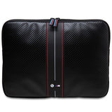 BMW Carbon & Red Stripe hylster til en 14" bærbar computer - sort