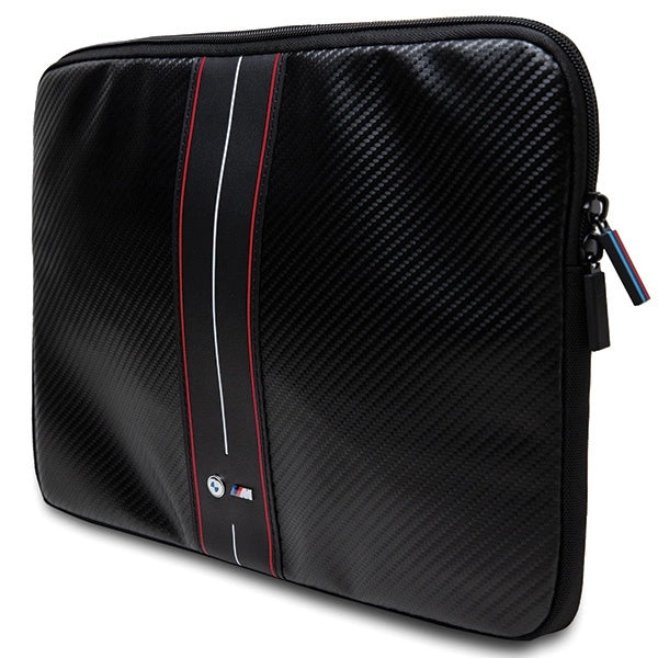 BMW Carbon & Red Stripe hylster til en 14" bærbar computer - sort