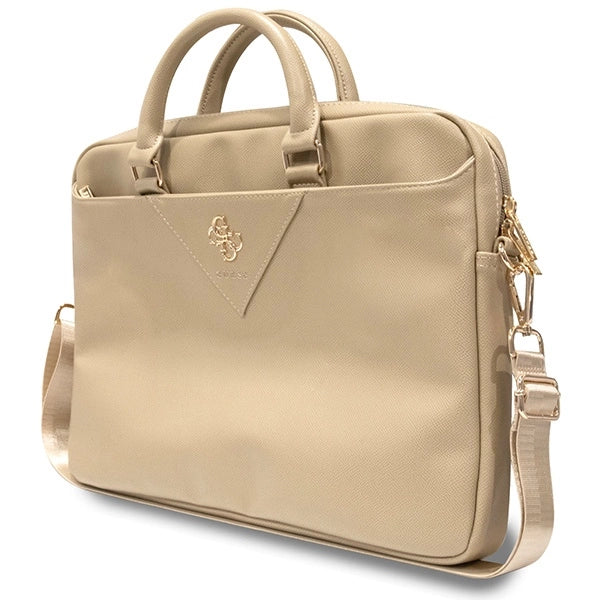 Guess Triangle 4G taske til en 16" laptop - guld
