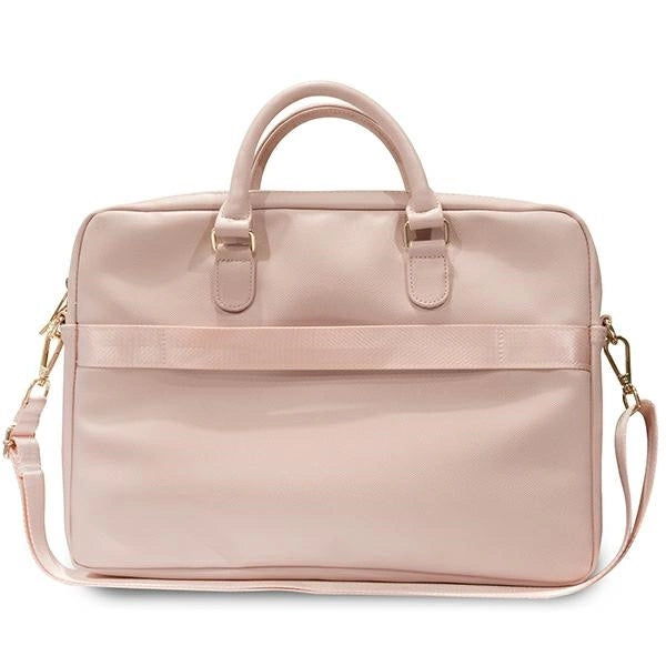 Guess Triangle 4G taske til en 16" bærbar - pink