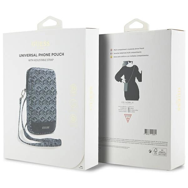 Guess Zip GCube Bottom Stripe telefonpose - sort