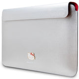 Hello Kitty PU Metal Logo case for a 14" laptop - silver